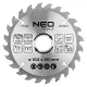 Neo Tools Körfűrészlap keményfém fogakkal, 160x30mm, 24 fog