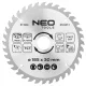 Neo Tools Körfűrészlap keményfém fogakkal, 185x30mm, 36 fog