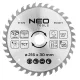 Neo Tools Körfűrészlap keményfém fogakkal, 216x30mm, 36 fog