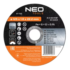 Neo Tools Vágókorong fémhez 125x1mm INOX