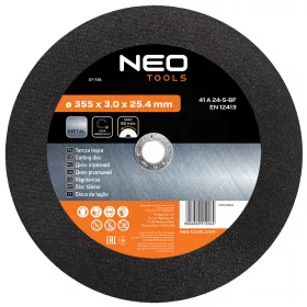 Neo Tools Vágókorong fémhez 355x3x25.4mm