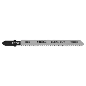   Neo Tools Dekopírfűrészlap, T-befogó, CV, 8TPI, 75/100mm, fa-műanyag-rétegelt lemez, 2db