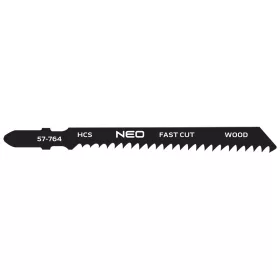  Neo Tools Dekopírfűrészlap, T-befogó, CV, 8TPI, 75/100mm, fa-műanyag-rétegelt lemez, 2db