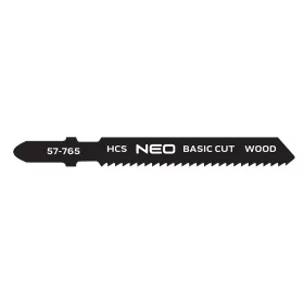   Neo Tools Dekopírfűrészlap, T-befogó, CV, 12TPI, 50/75mm, fa-műanyag-rétegelt lemez, 2db