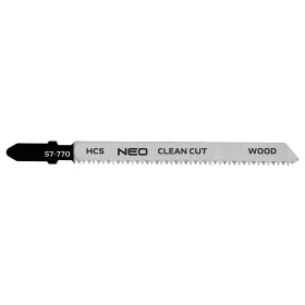   Neo Tools Dekopírfűrészlap, T-befogó, CV, 12TPI, 75/100mm, fa-műanyag-rétegelt lemez, 2db