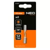 Neo Tools Csavarhúzó bit Torx 10, 25mm, 1/4", 2db