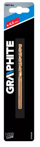 Graphite fémcsigafúró hss-cobalt 1db/csom 4,2mm