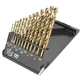   Graphite Csigafúró készlet HSS Titán bevonattal 1.5-6.5mm, 13db