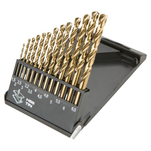 Graphite Csigafúró készlet HSS Titán bevonattal 1.5-6.5mm, 13db