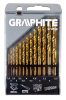 Graphite Csigafúró készlet HSS Titán bevonattal 1.5-6.5mm, 13db