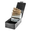 Graphite Csigafúró készlet HSS Titán bevonattal 1-13mm, 25db