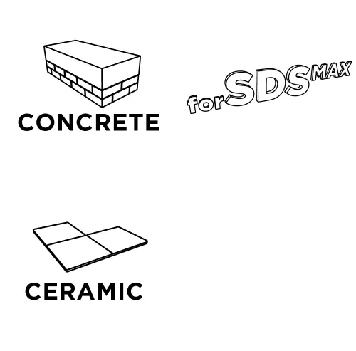 Graphite Lapátvéső SDS-Max 50x400mm 25 fokban hajlított