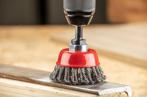 Graphite fazékkefe M14 80mm sodrott 0,5mm