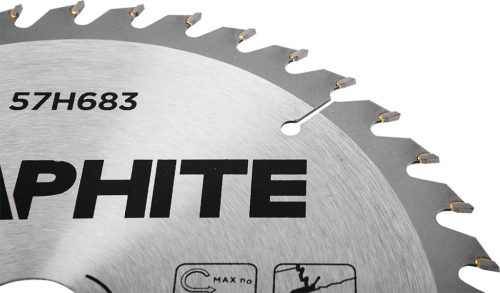 Graphite Körfűrészlap, keményfém fogakkal, 210x30mm, 40 fog