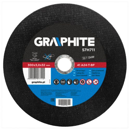 Graphite Vágókorong fémhez 300x3x32mm