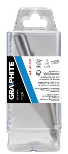 Graphite Kúpos fúró fokozatmentes, 4-32mm