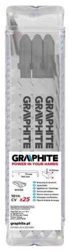 Graphite Dekopírfűrészlap 75x100 10TPI Bosch, 25db