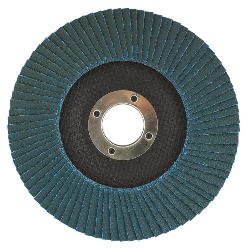 Graphite Csiszolókorong lamellás 125x22.2mm, K100, cirkónium, INOX