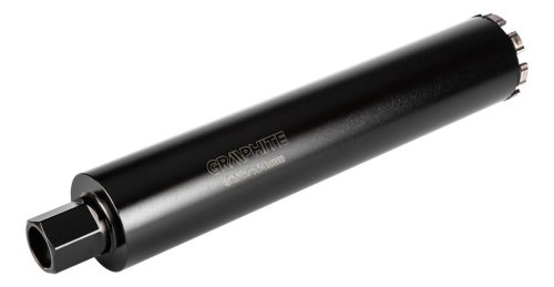 Graphite Gyémánt magfúró korona, 82x450mm, 8 szegmenses, 58G540 géphez 1,1/4"
