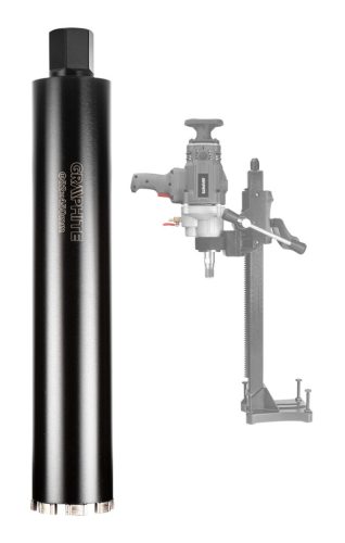 Graphite Gyémánt magfúró korona, 82x450mm, 8 szegmenses, 58G540 géphez 1,1/4"