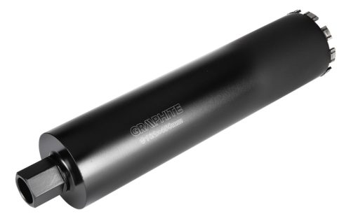 Graphite Gyémánt magfúró korona, 102x450mm, 9 szegmenses, 58G540 géphez 1,1/4"
