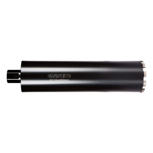 Graphite Gyémánt magfúró korona, 112x450mm, 10 szegmenses, 58G540 géphez
