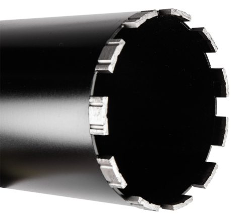 Graphite Gyémánt magfúró korona, 122x450mm, 11 szegmenses, 58G540 géphez 1,1/4"