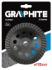 Graphite Gyémánt csiszolókorong 115x5x22.2mm, turbo