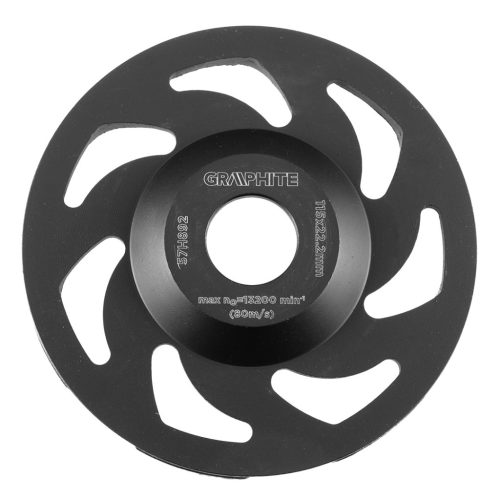 Graphite Gyémánt csiszolókorong 115x22.2x5mm, L szegmenses