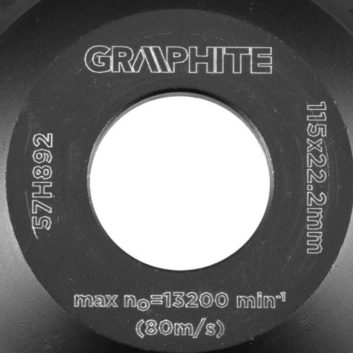 Graphite Gyémánt csiszolókorong 115x22.2x5mm, L szegmenses