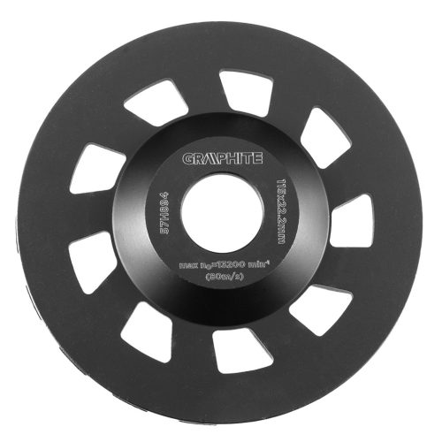 Graphite Gyémánt csiszolókorong 115x22.2x5mm, C szegmenses