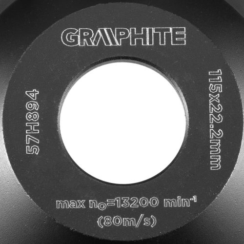 Graphite Gyémánt csiszolókorong 115x22.2x5mm, C szegmenses