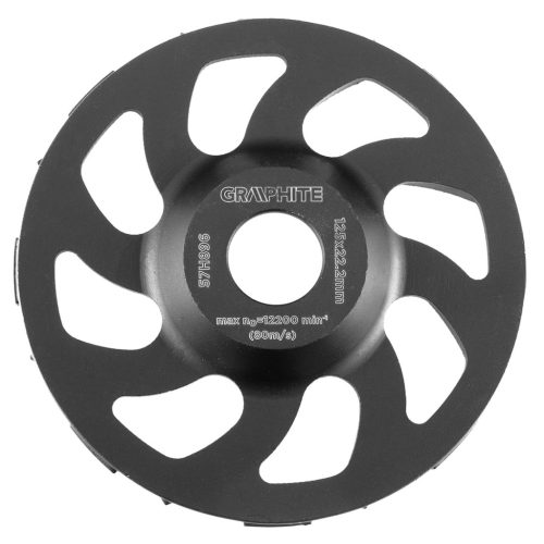 Graphite Gyémánt csiszolókorong 125x22.2x5mm, nagy teherbírású