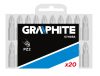 Graphite Csavarhúzó bit PZ2, 25mm, 20db