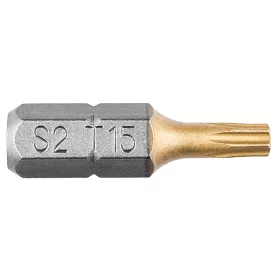 Graphite Csavarhúzó bit Torx 15, 25mm, 1/4", 2db
