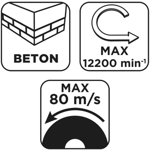 Graphite Vágókorong kőhöz, alumínium oxid 125x2x22,2 41 C46-R-BF