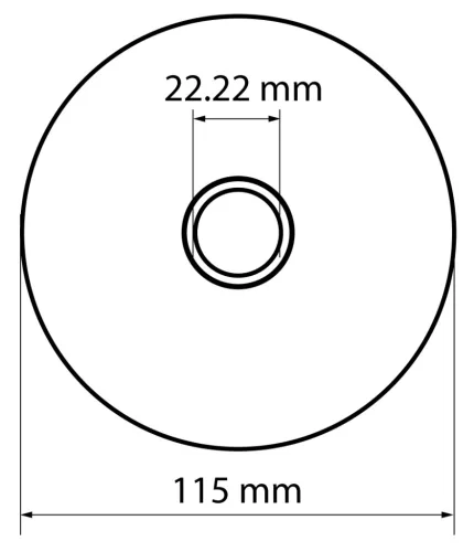 Graphite Vágókorong karbidszemcsés, műanyaghoz, szeges fához, univerzális 115x1,2x22,2