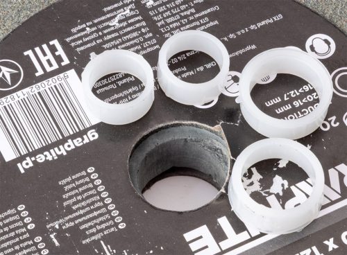 Graphite Köszörűkorong, 200x20/16/12.7x20mm, P60, 2db