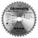Graphite Körfűrészlap, keményfém fogakkal, 250x30mm, 40fog