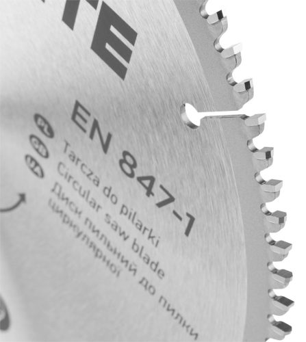 Graphite Körfűrészlap keményfém fogakkal, alumíniumhoz, 250x30mm, 100fog