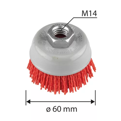 Graphite Drótkorong, fazék, műanyag, 60mm, M14