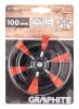 Graphite Drótkorong, körkefe, műanyag, 100mm, csapos