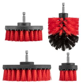   Graphite Tisztítókefe készlet fúró-csavarbehajtó gépekhez, 1/4"-os hatszög szár, 4db