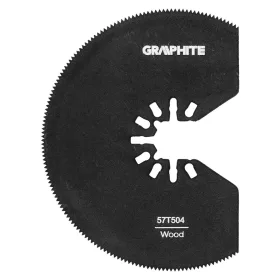   Graphite Multigép, rezgőgép lap, HSS, 21TPI, 80mm, félköríves fűrész, fa-műanyag