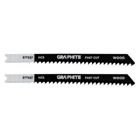   Graphite Dekopírfűrészlap, U-befogó, HCS, 8TPI, 74/100mm, fa-rétegelt lemez, 2db