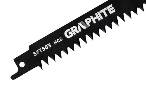 Graphite Orrfűrészlap, HCS, 5TPI, 240X19X1,5mm, fához