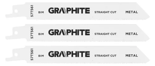 Graphite Orrfűrészlap készlet, HCS, fémhez-fához, 10db
