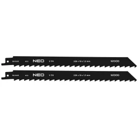 Neo Tools Orrfűrészlap, HCS, 225x19x1.25mm, 3TPI, 2db