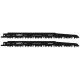 Neo Tools Orrfűrészlap, HCS, 240x19x1.5mm, 5TPI, 2db