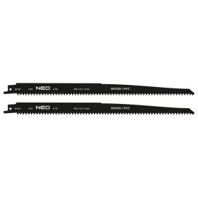 Neo Tools Orrfűrészlap, HCS, 300x19x1.25mm, 6TPI, 2db